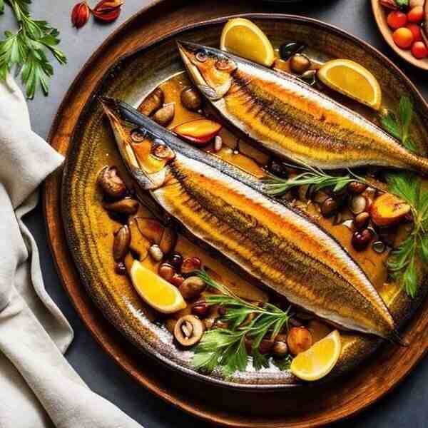 Запеченная скумбрия Краски осени